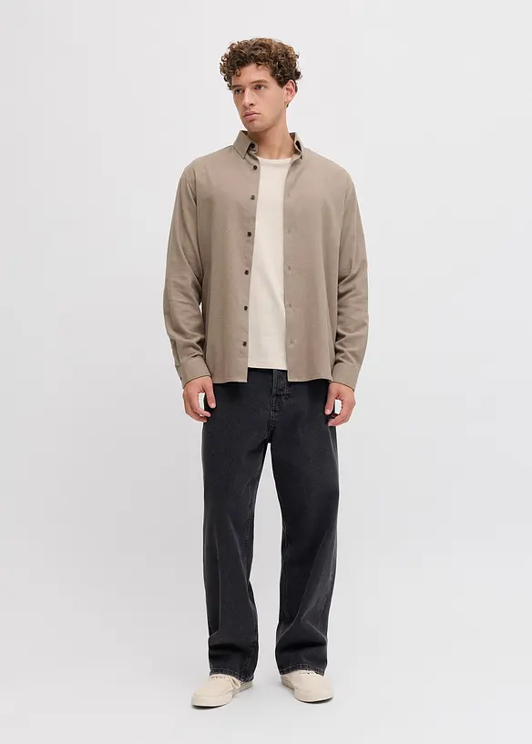 JJ REBEL Flanellen overhemd van puur katoen, J&J Rebel