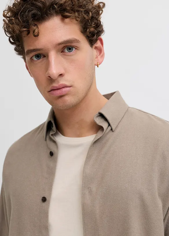 JJ REBEL Flanellen overhemd van puur katoen, J&J Rebel