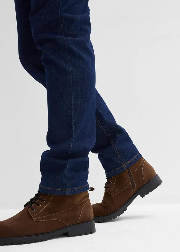 Classic fit jeans met deels elastische tailleband, straight, bonprix