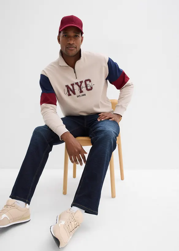 Classic fit stretch jeans, straight, bonprix