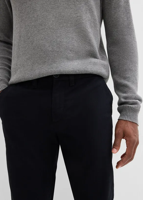 Regular fit chino van puur katoen, straight, bonprix