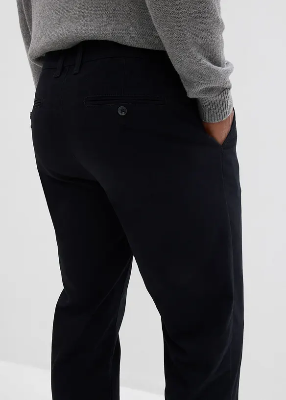 Regular fit chino van puur katoen, straight, bonprix