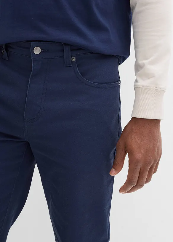 Classic fit stretch broek, straight, bonprix