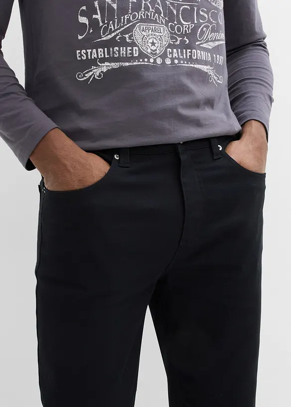 Classic fit stretch broek, straight, bonprix