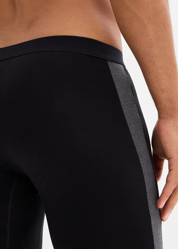 Strakke lange boxer met katoen (set van 2), bonprix