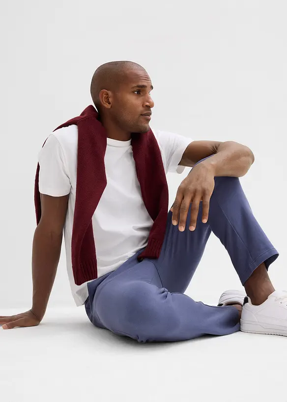 Joggingbroek met katoen en sportieve details, bonprix