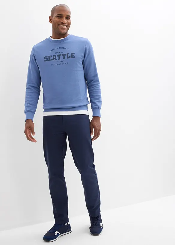 Sweater van biologisch katoen (set van 2), bonprix