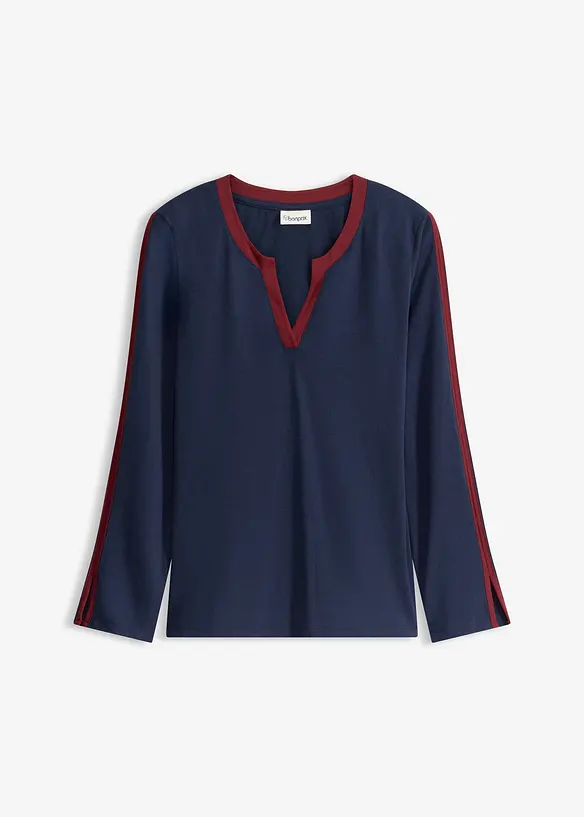 Longsleeve met splitten, bonprix