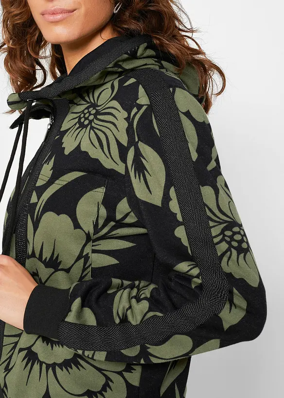 Sweatvest met katoen, bonprix