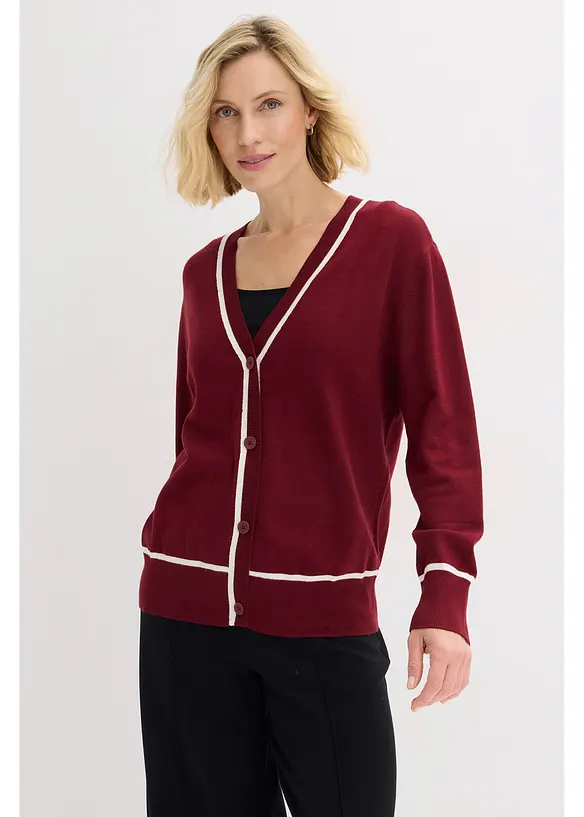 Cardigan met V-hals, bonprix