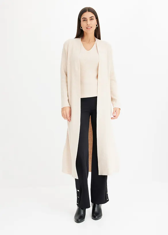 Lang vest met viscose, bonprix