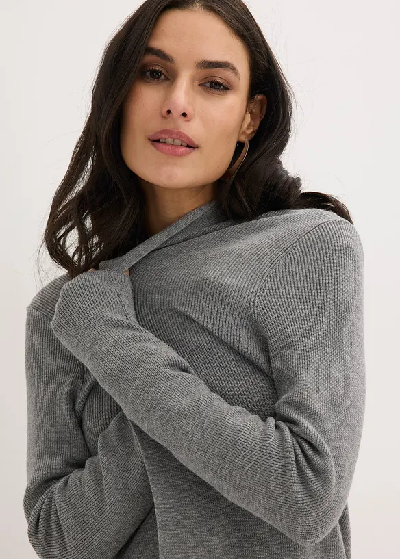 Lang vest met viscose, bonprix