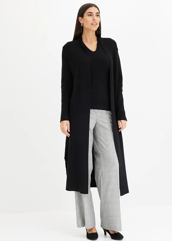 Lang vest met viscose, bonprix