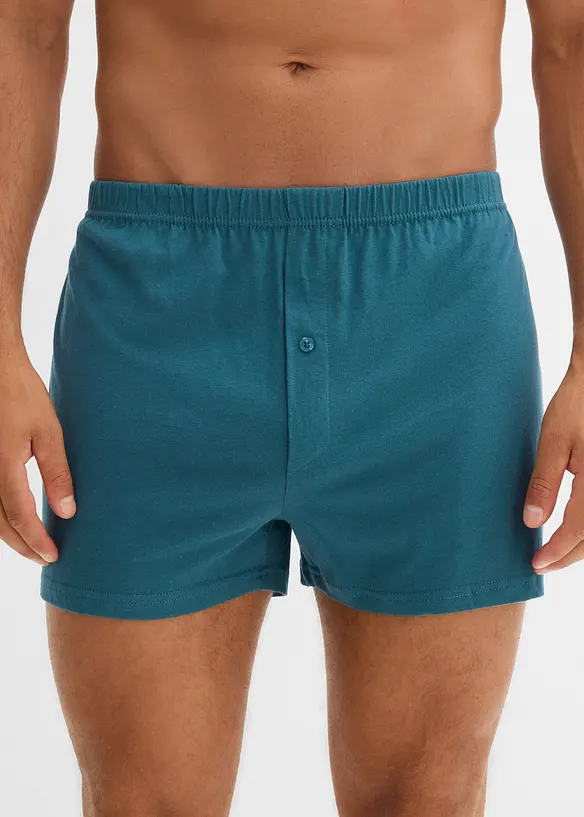 Wijde jersey boxershort (set van 5), bonprix