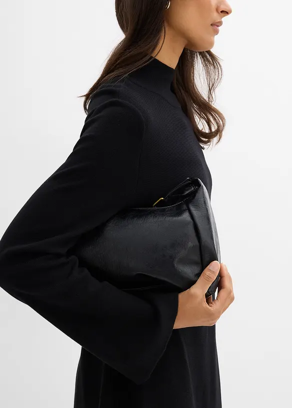 Gebreide jurk in A-lijn van een viscosemix, bonprix