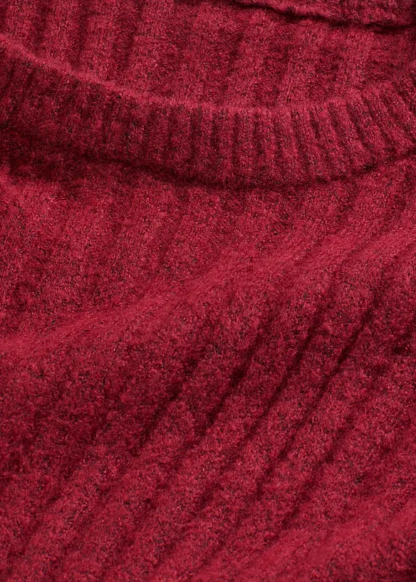 Geribde oversized trui, bonprix