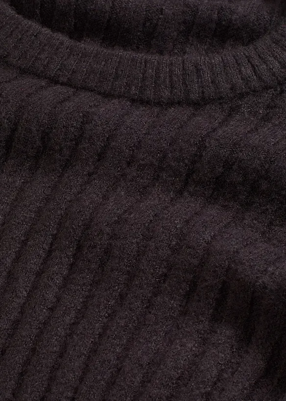 Geribde oversized trui, bonprix