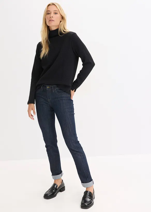 Sweater met opstaande kraag, bonprix