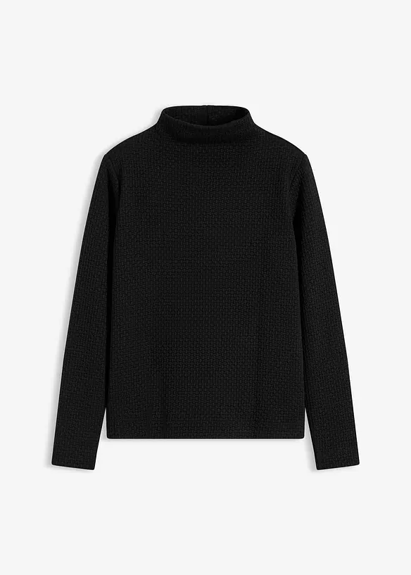 Sweater met opstaande kraag, bonprix