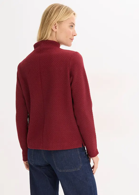 Sweater met opstaande kraag, bonprix