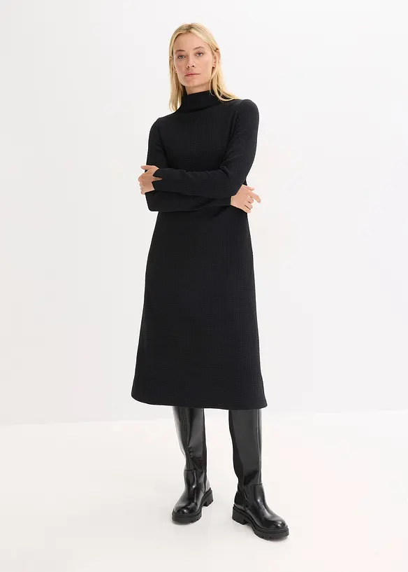 Midi jurk met iets uitlopende rok, bonprix