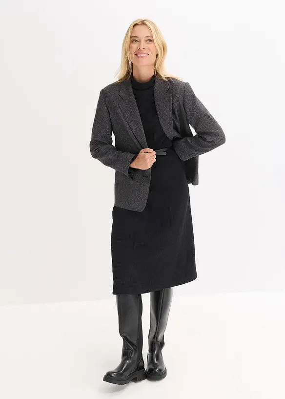 Midi jurk met iets uitlopende rok, bonprix