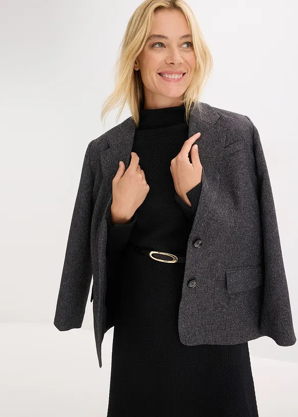 Midi jurk met iets uitlopende rok, bonprix