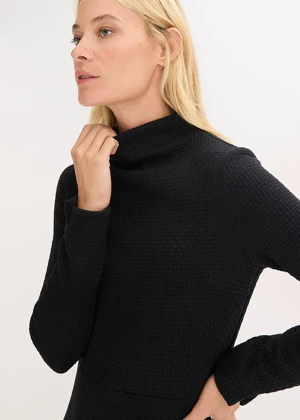 Midi jurk met iets uitlopende rok, bonprix