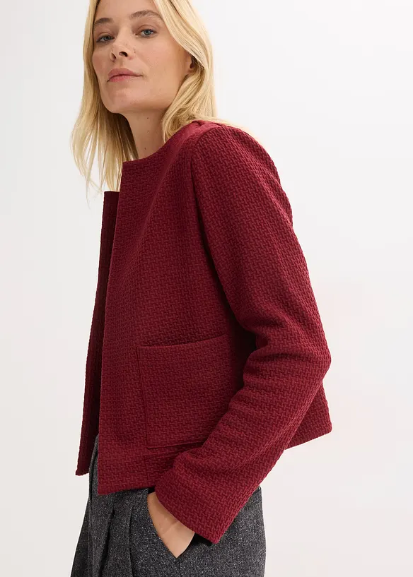 Korte jersey blazer, bonprix