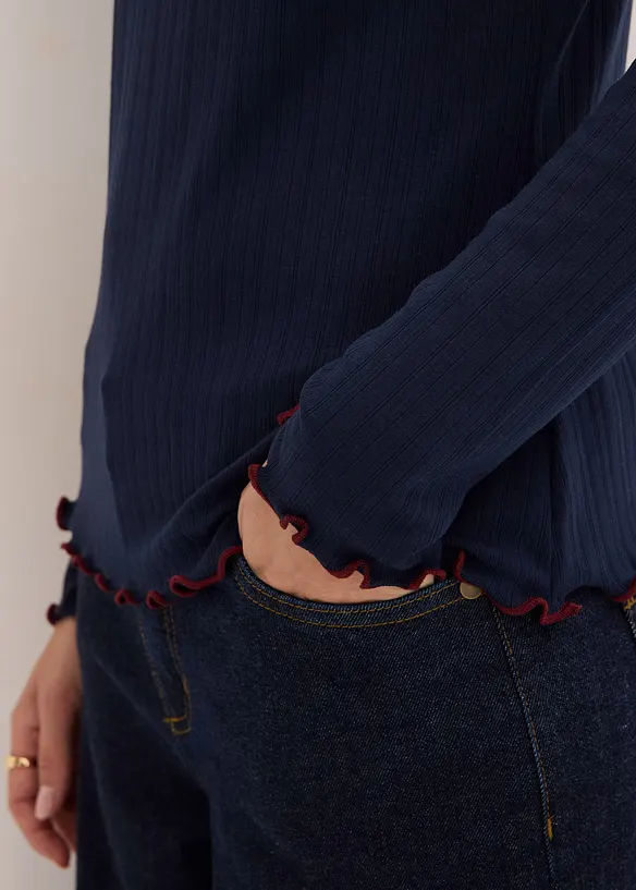 Geribd longsleeve, bonprix