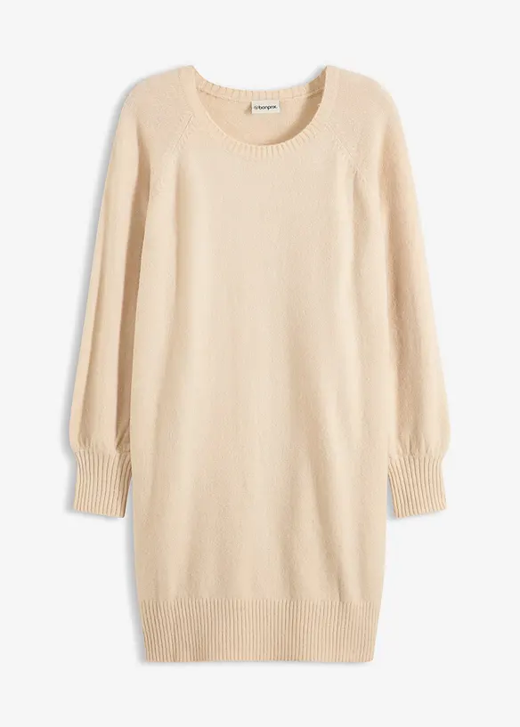 Korte gebreide jurk, bonprix