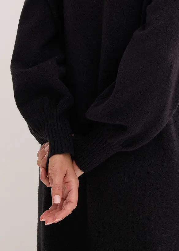 Korte gebreide jurk, bonprix