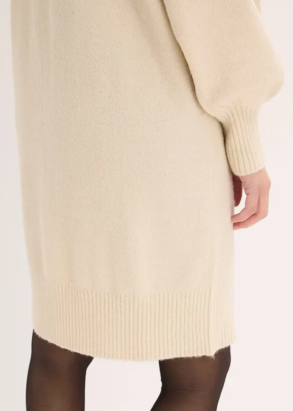 Korte gebreide jurk, bonprix