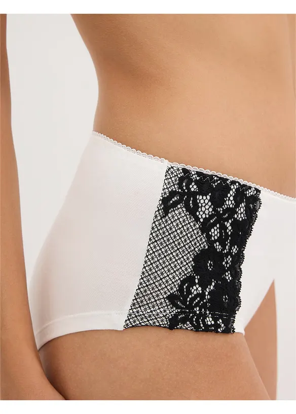 Maxi hipster met biologisch katoen (set van 4), bonprix