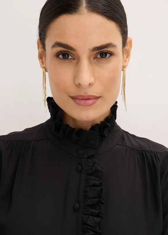 Blouse van lichte cr&ecirc;pe, bonprix