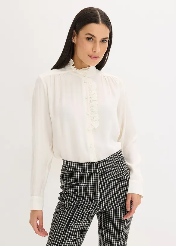 Blouse van lichte cr&ecirc;pe, bonprix