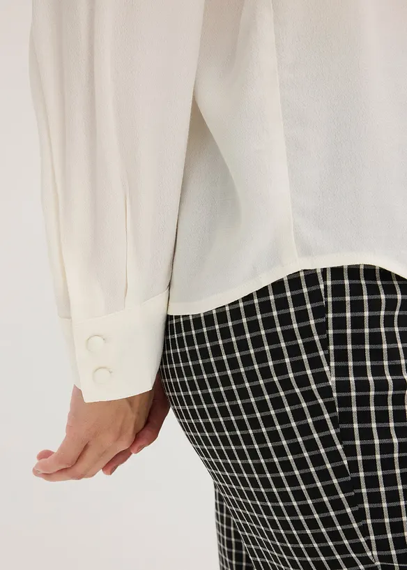 Blouse van lichte cr&ecirc;pe, bonprix