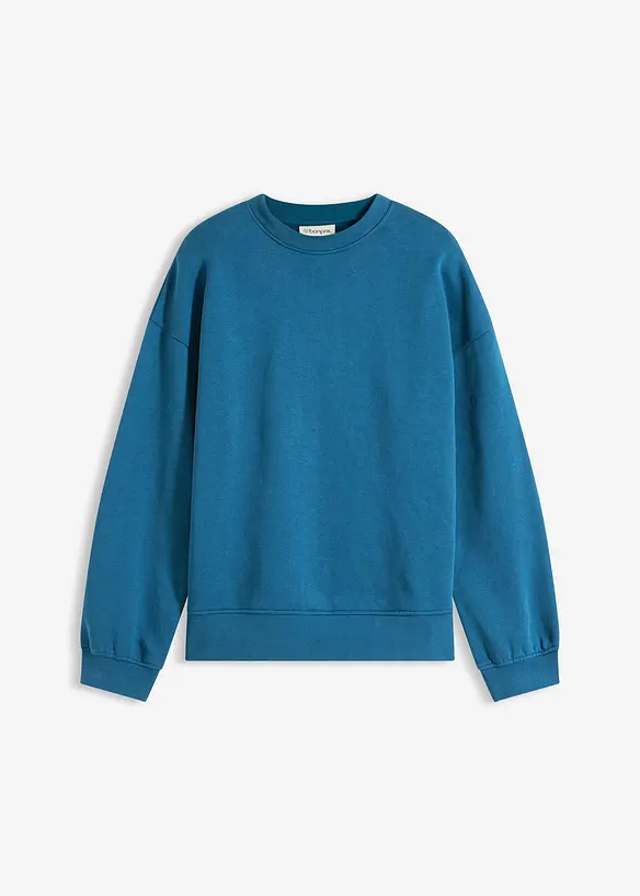 Oversized sweater van katoen, bonprix