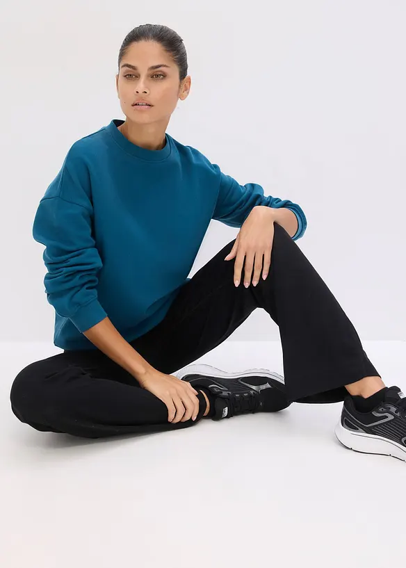 Oversized sweater van katoen, bonprix