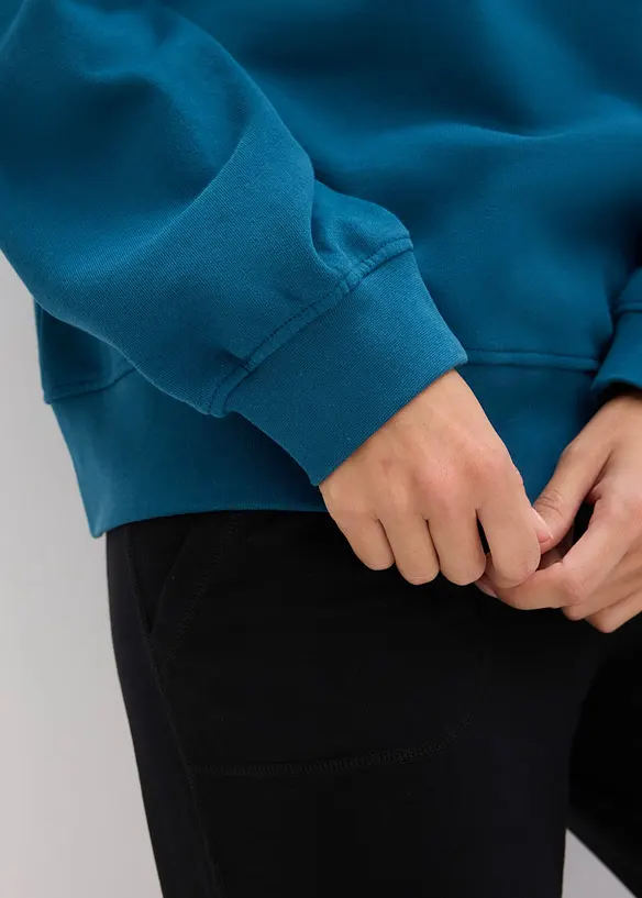 Oversized sweater van katoen, bonprix