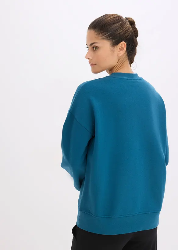 Oversized sweater van katoen, bonprix