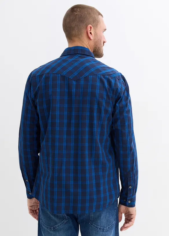 Overhemd van puur katoen met lange mouwen, bonprix