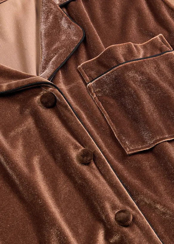 Fluwelen huispak, bonprix