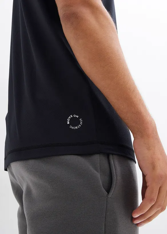 Sportshirt met structuur look, bonprix