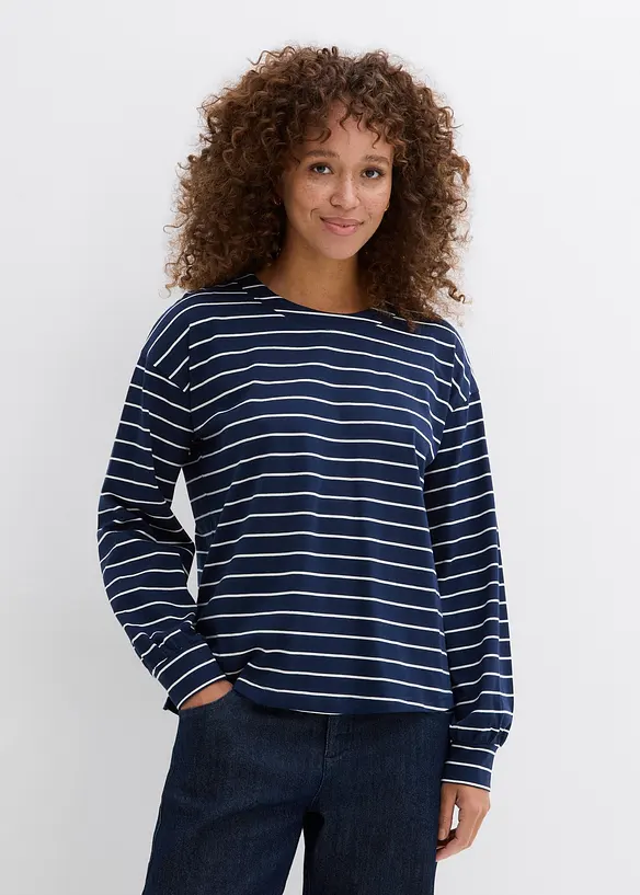Longsleeve van biologisch katoen, bonprix