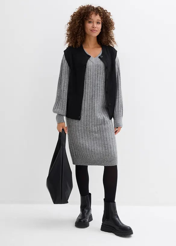 Gebreide jurk, bonprix