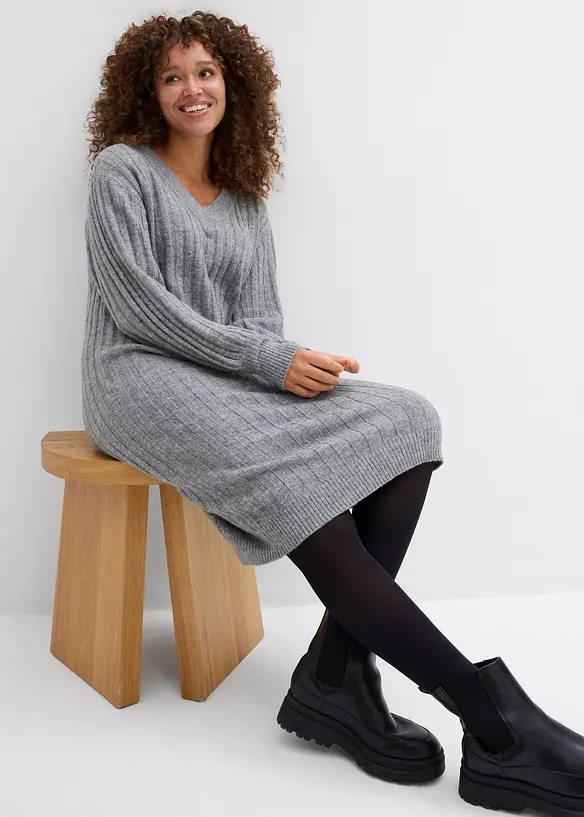 Gebreide jurk, bonprix