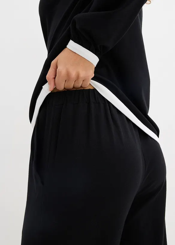 Katoenen joggingpak (dubbele set van 2 stuks), bonprix