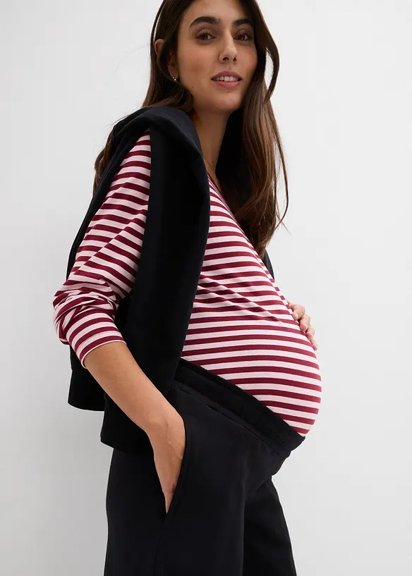 2-in-1 zwangerschapsbroek met verstelbare buikband, bonprix