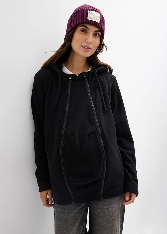 4-in-1 fleecejack met baby-inzet voor en achter, bonprix